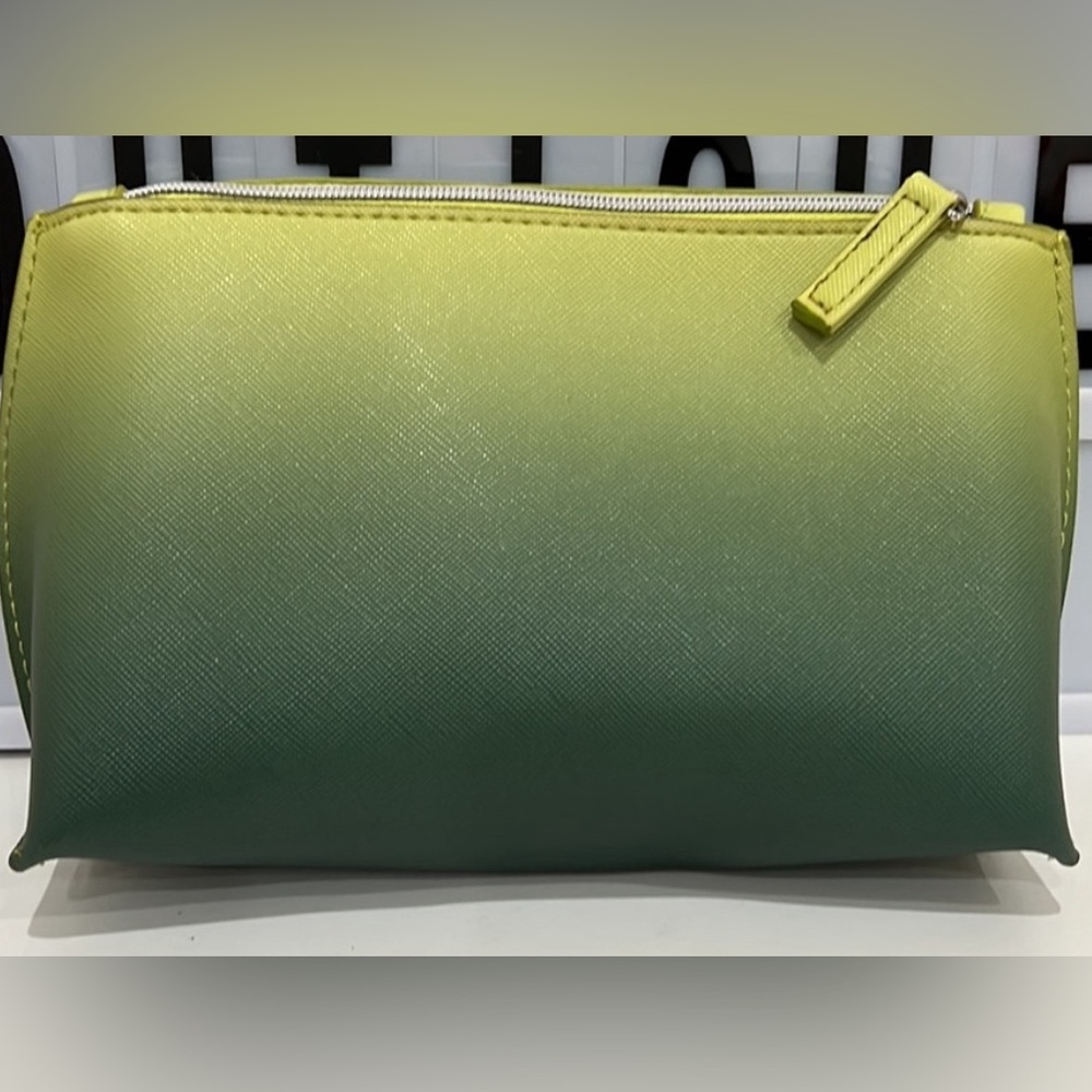 LA MER COSMETIC BAG IN OMBRÉ GREEN - Picture 4 of 4